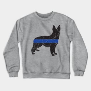 Blue Line K9 aged Crewneck Sweatshirt